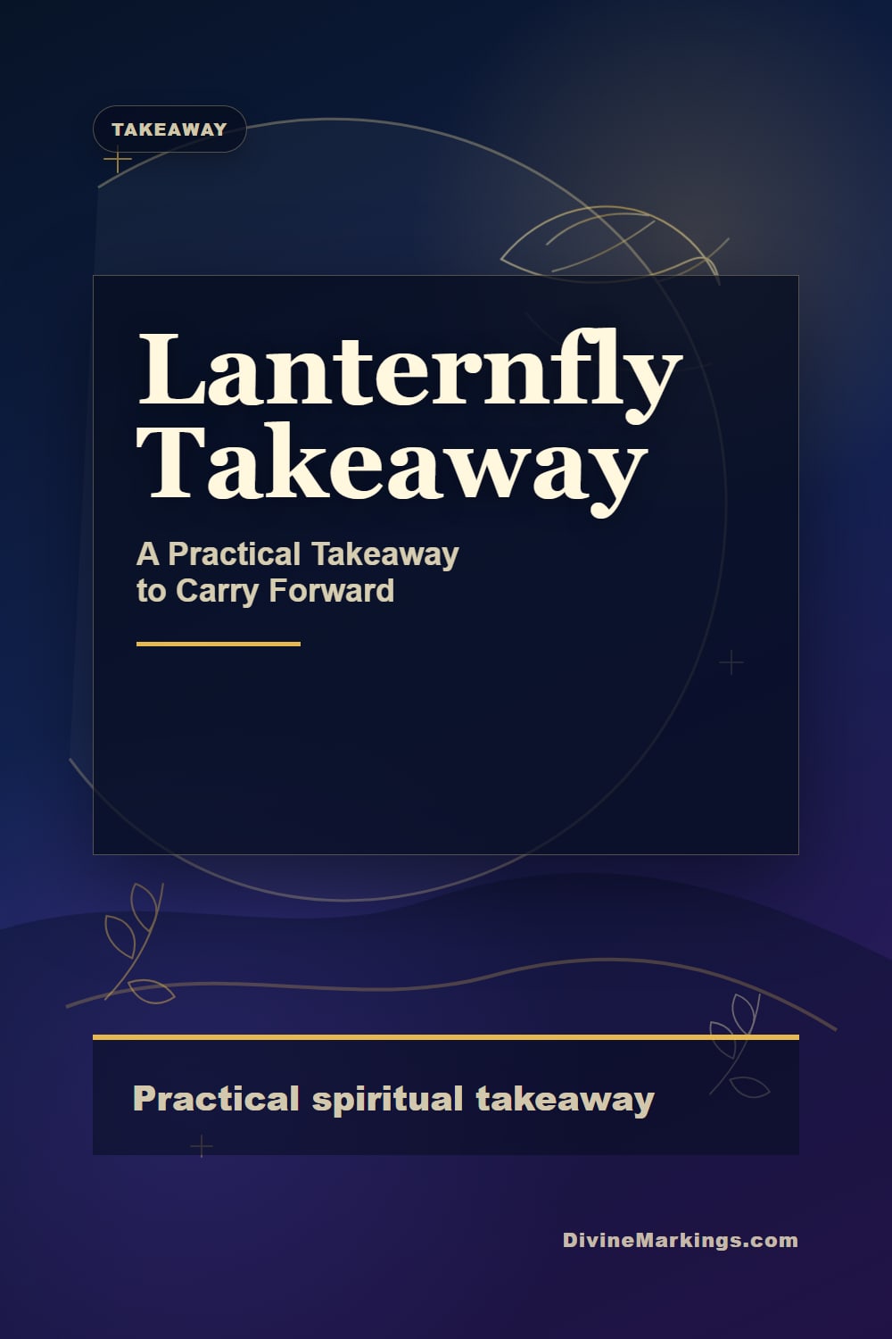 Lanternfly Takeaway practical takeaway Pinterest image for Lanternfly Spiritual Meaning: Unraveling Symbolism and Insights