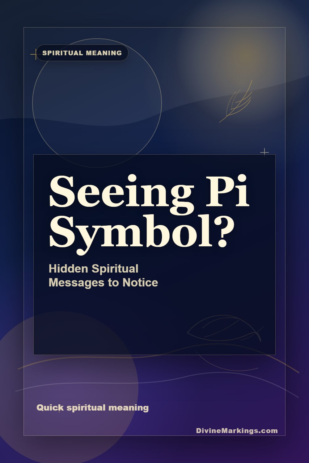 Seeing Pi Symbol? quick meaning Pinterest image for Pi Symbol Spiritual Meaning: Exploring Its Mystical Significance in Life