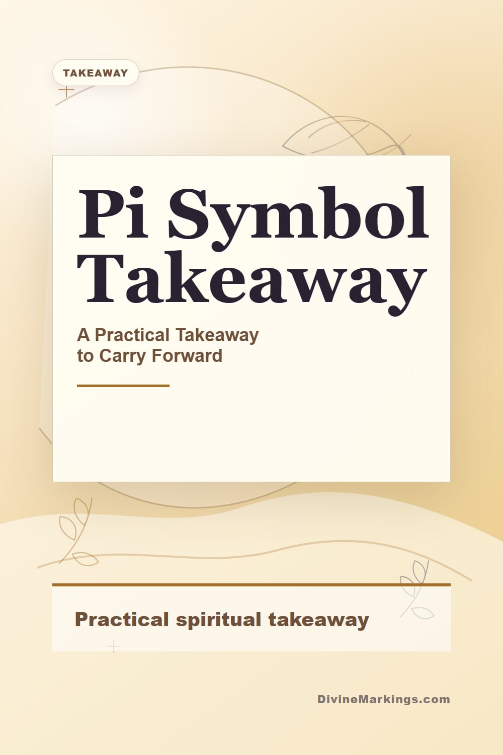 Pi Symbol Takeaway practical takeaway Pinterest image for Pi Symbol Spiritual Meaning: Exploring Its Mystical Significance in Life