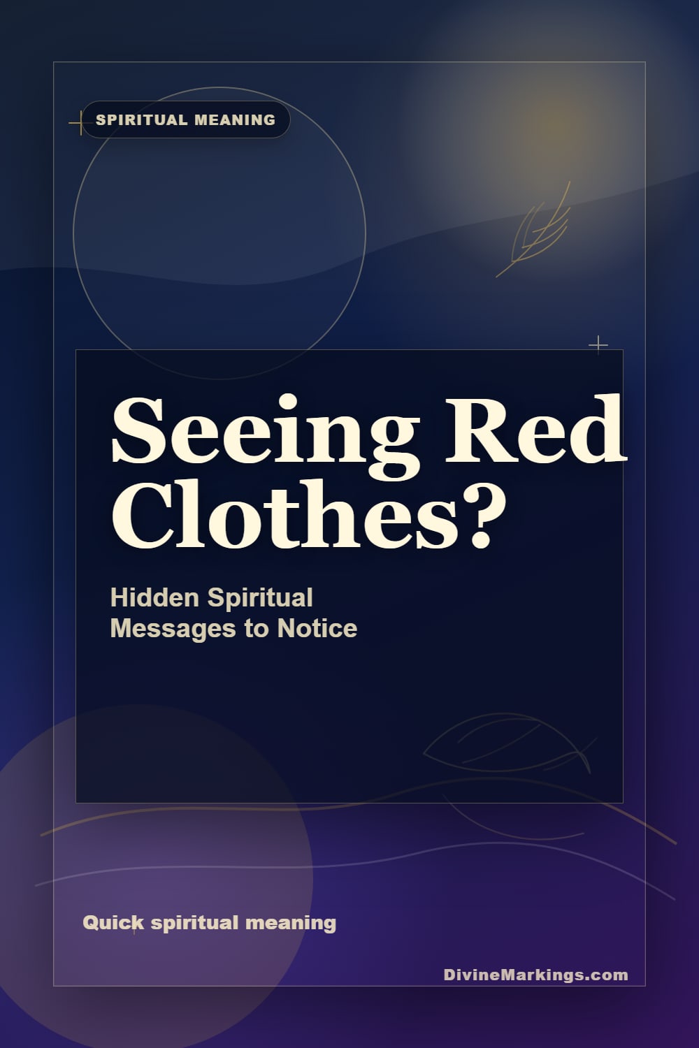 Seeing Red Clothes? quick meaning Pinterest image for Red Clothes Spiritual Meaning: [Symbolism and Significance]