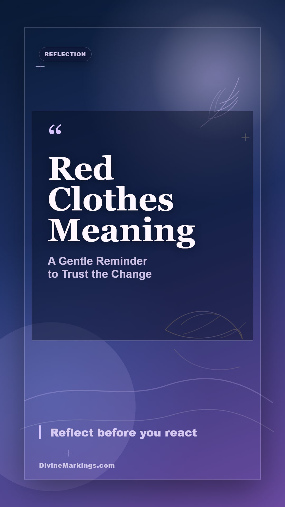 Red Clothes Meaning spiritual reflection story image for Red Clothes Spiritual Meaning: [Symbolism and Significance]