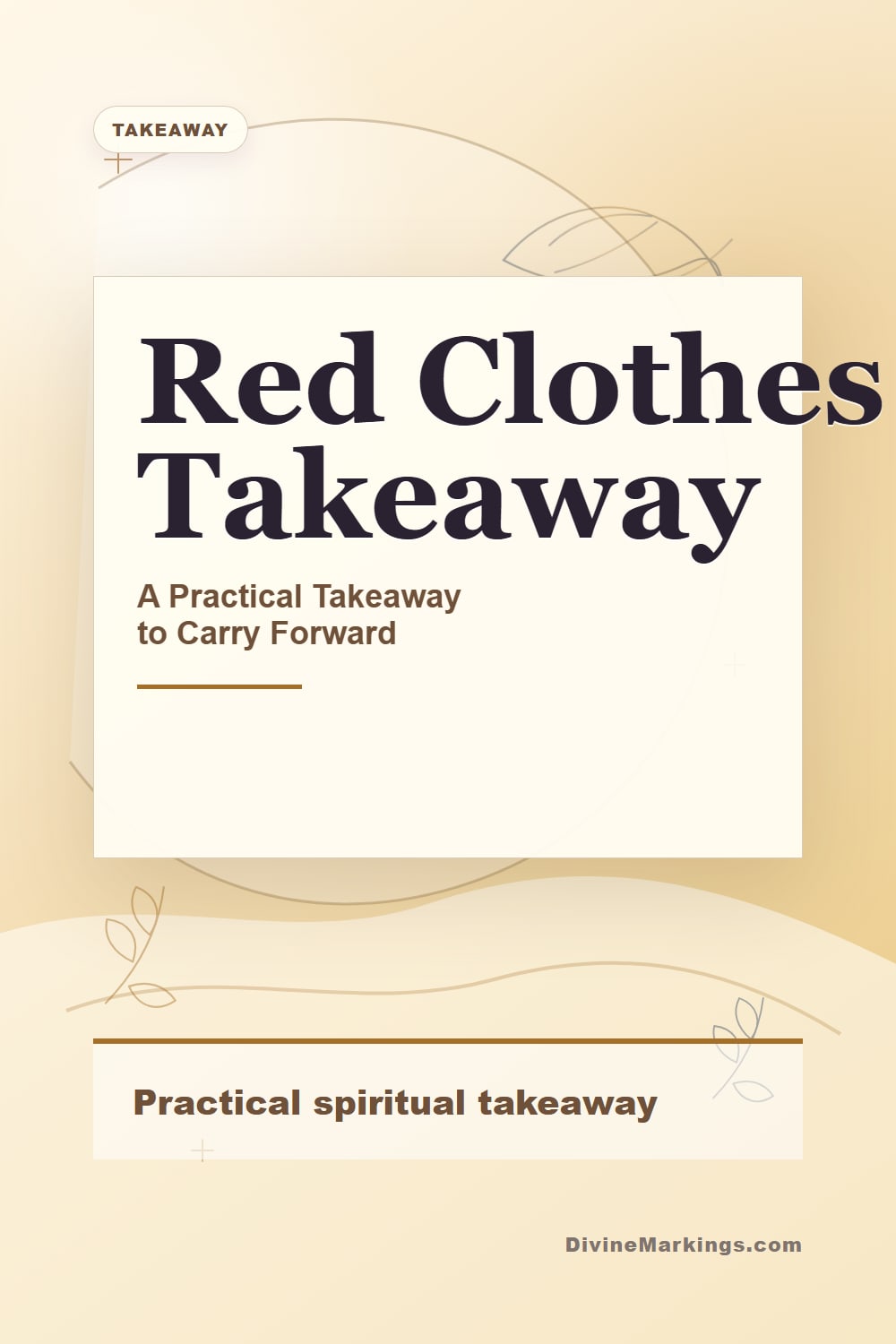 Red Clothes Takeaway practical takeaway Pinterest image for Red Clothes Spiritual Meaning: [Symbolism and Significance]