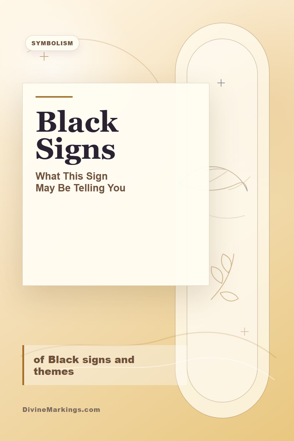 Black Signs biblical symbolism Pinterest image for Spiritual Meaning of Black: Embracing the Mystery Within