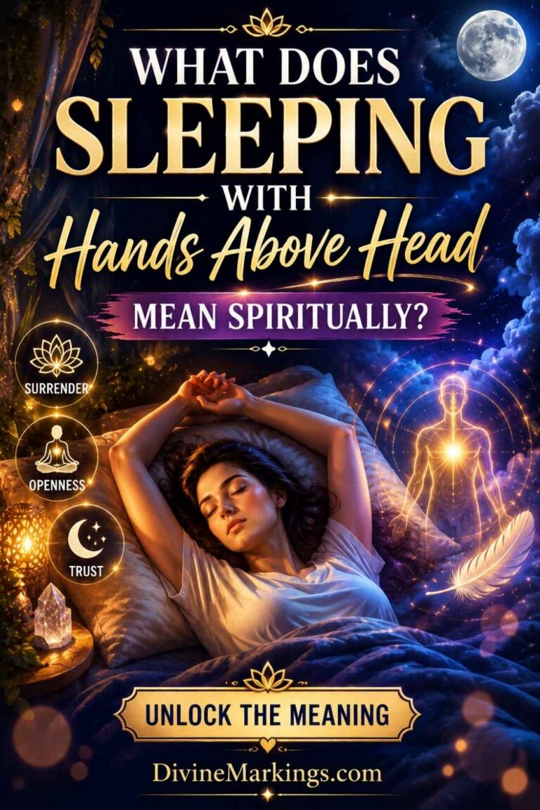 What Does Sleeping With Hands Above Head Mean Spiritually? A Guide to Openness